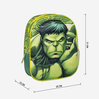 Cerda - Kids Backpack - 3D Avengers Hulk