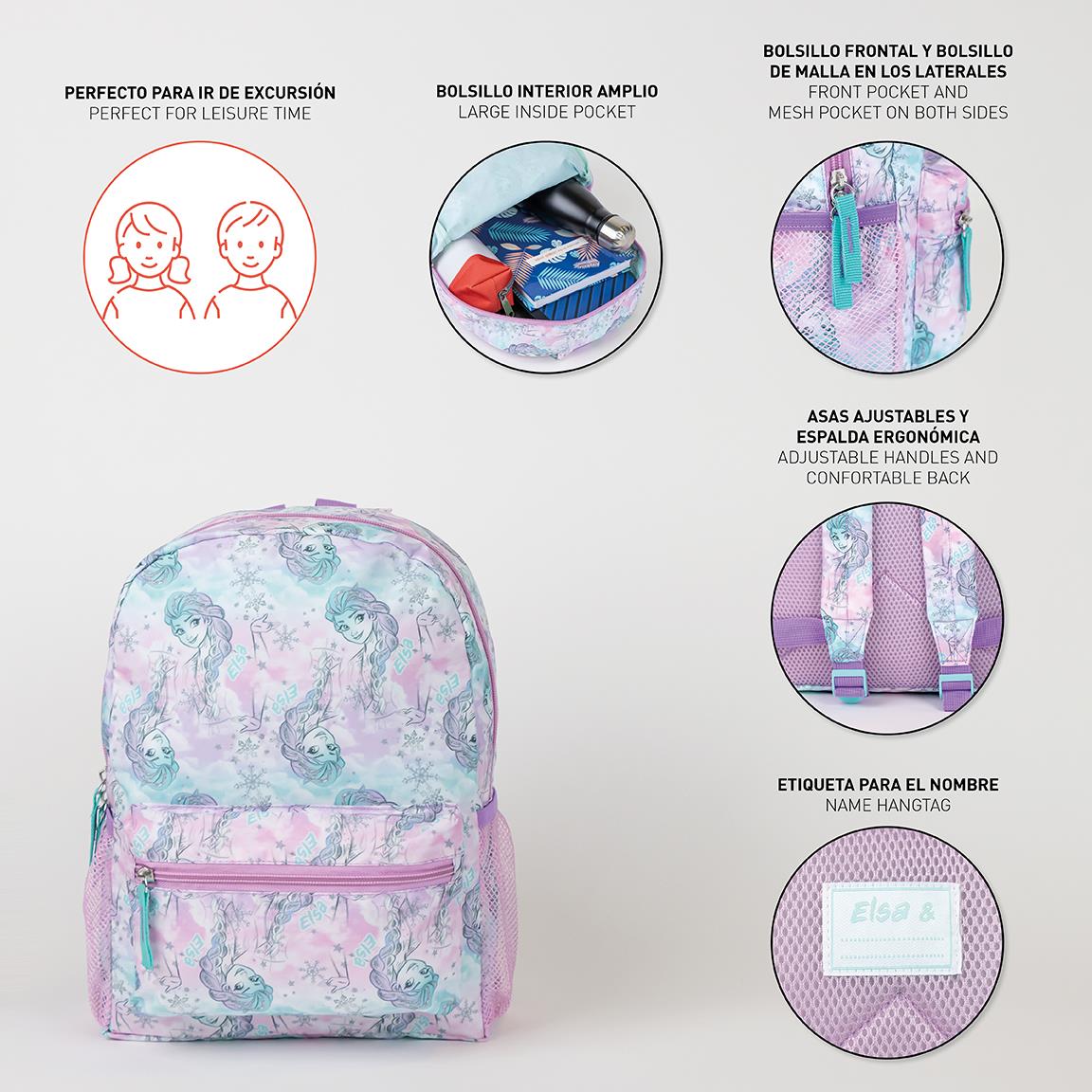 Cerda - Kids Backpack - Free Time Print Frozen
