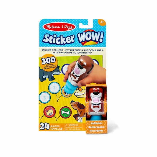 Melissa & Doug Sticker WOW! Dog activity pad and sticker stamper set