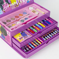 Cerda - Coloring Stationery Set Briefcase Barbie