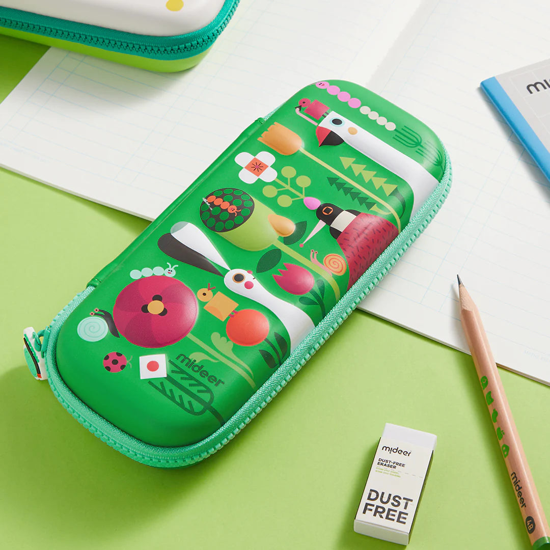 Mideer - Waterproof Pencil Case - Spring Garden - Age 3+