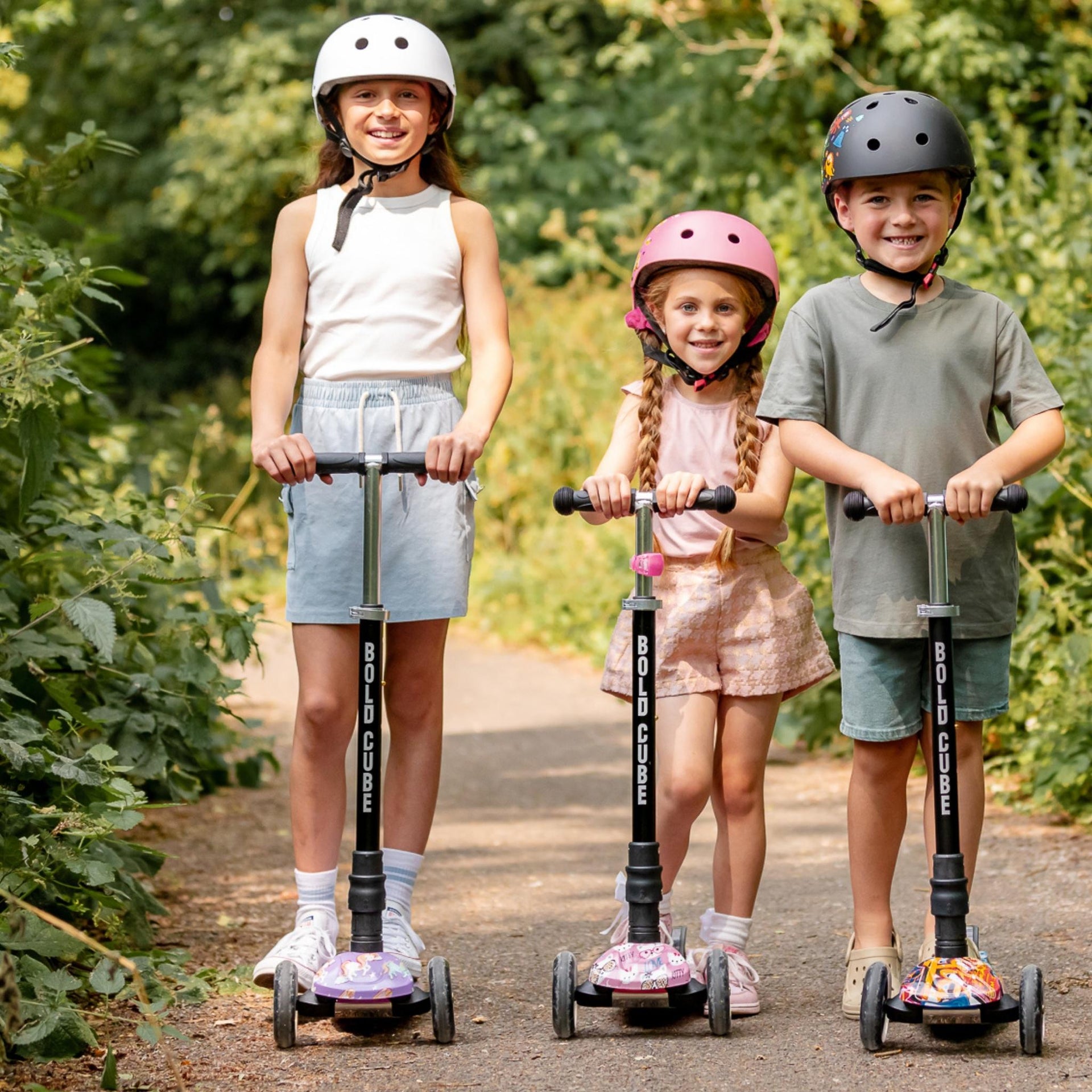 Boldcube - Big 3 Wheel Scooter - Crystal Rubix - Age 5-10