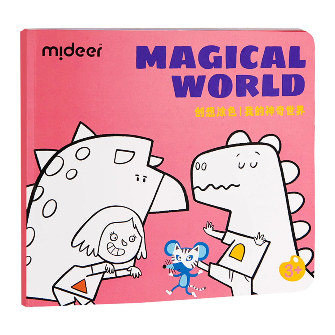 Mideer - Coloring Book - Magical World - Age 3+