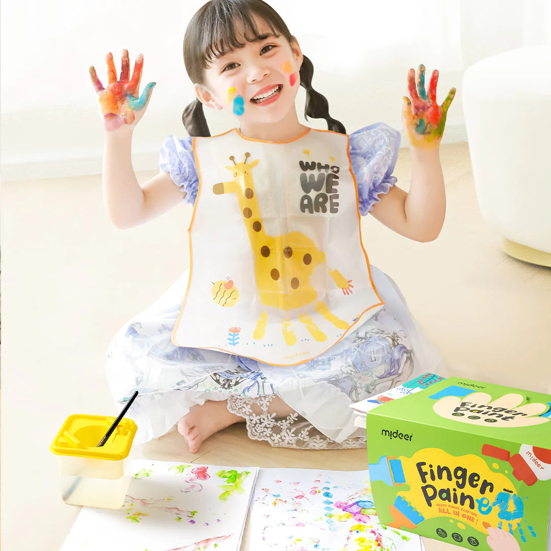 Mideer - Finger painting set - 12 colors - Age 3+