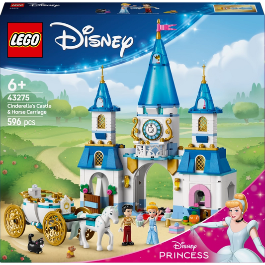 Cinderella's Castle & Horse Carriage- 596 Pcs - 43275