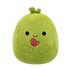 Squishmallows Salim the Green Pickle Holding Heart Lollipop 7.5 inch plush