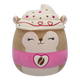 Squishmallows Reza the Latte Squirrel with Pink Sleeve and Heart Logo 7.5 inch plush