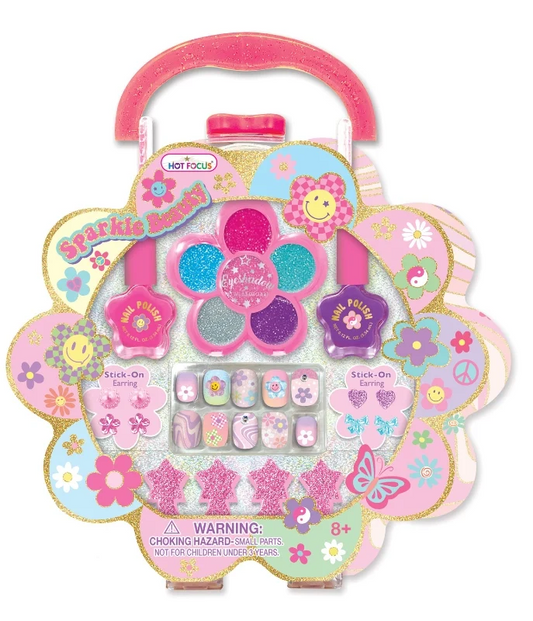 Sparkle Beauty Cosmetic Set - Groovy Flower