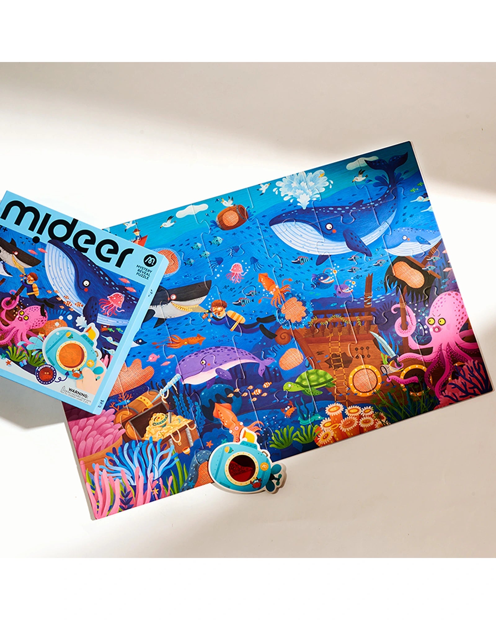 Mideer Mystery Reveal Puzzle - Ocean Secrets
