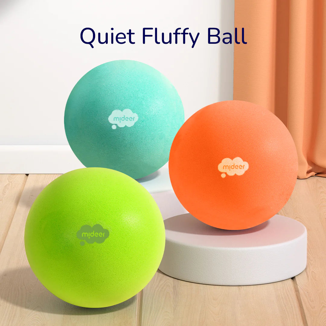 Mideer - Quiet Fluffy Ball - Grass Green - Age 3+