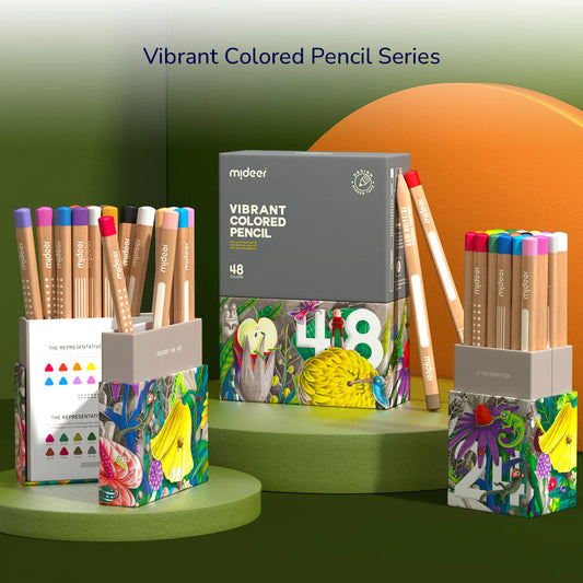 Mideer - Vibrant Colored Pencil - 36 Colors - Age 4+