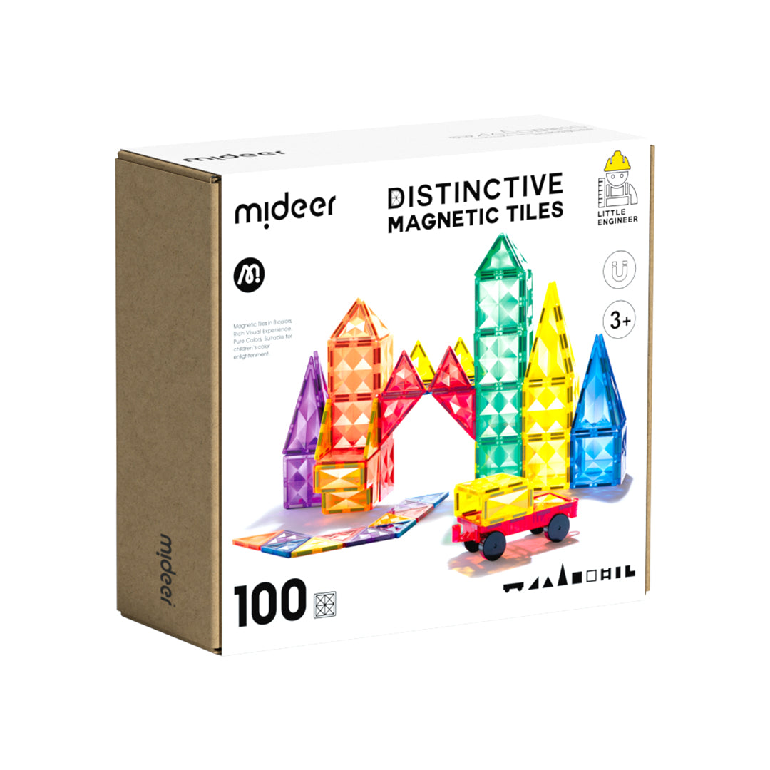 Mideer Distinctive Magnetic Tiles 100P