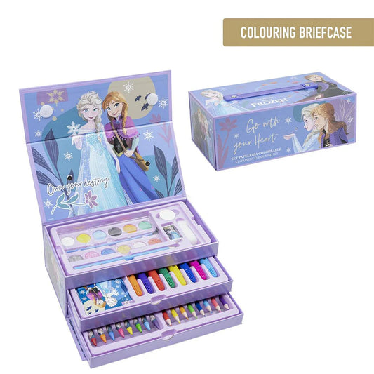 Cerda - coloring stationery set briefcase frozen