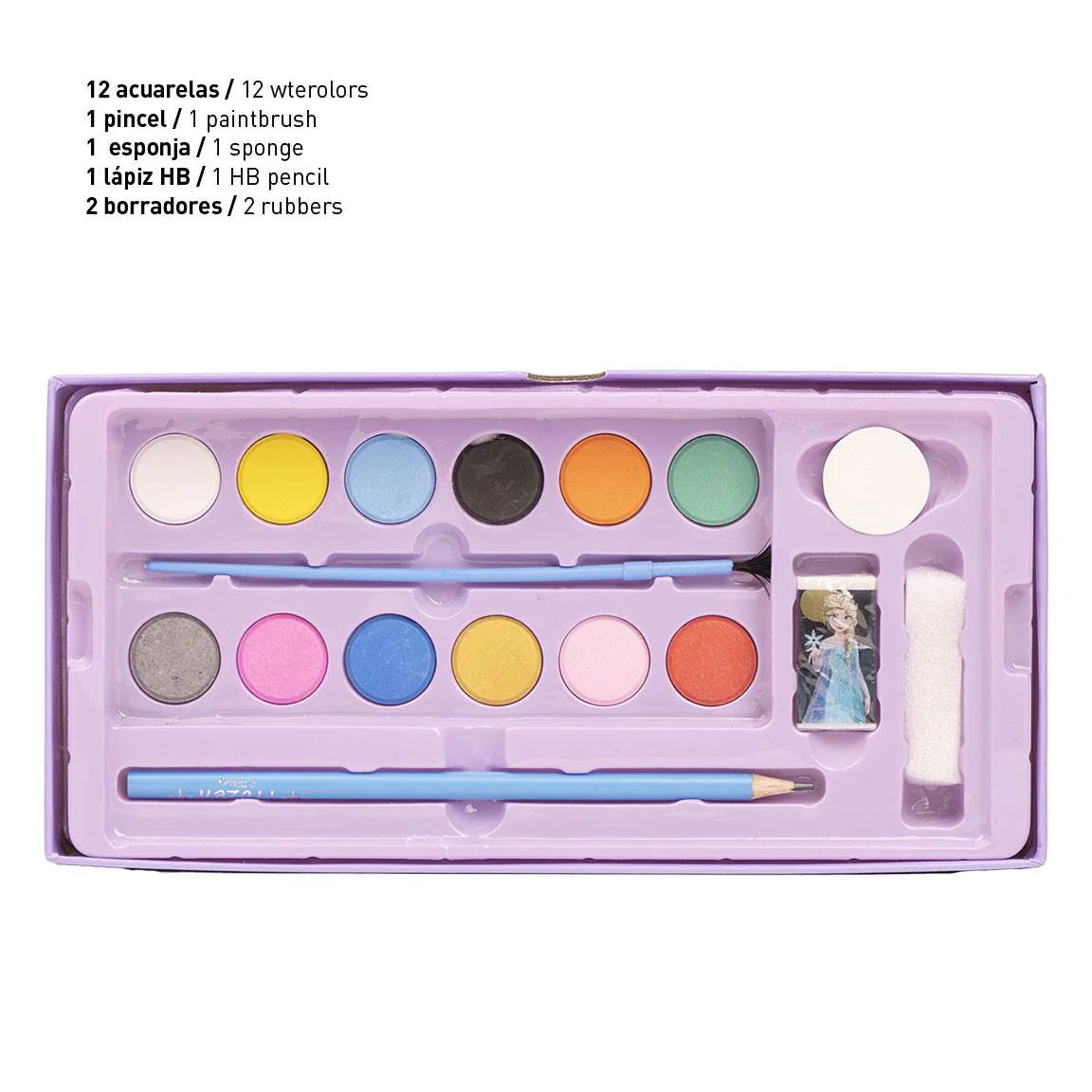 Cerda - coloring stationery set briefcase frozen
