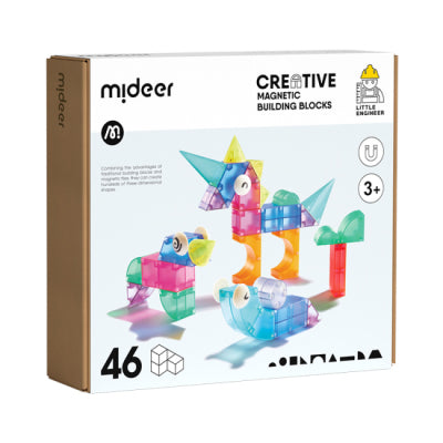 Mideer - Creative Magnetic Building Blocks - 46Pcs - Age +3