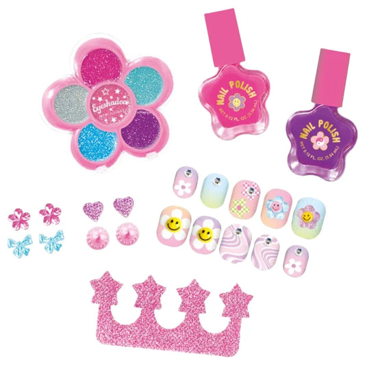 Sparkle Beauty Cosmetic Set - Groovy Flower