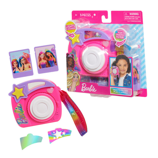Barbie Photo Filter Play Camera toy with lights and sounds