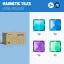 Mideer - Colorful Magnetic Tiles - Cold color - 20pcs - Age 3+