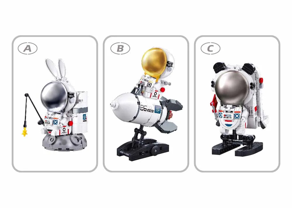 Sluban - Pleyerid - Maro Astronaut - 3 Types - Age 14+