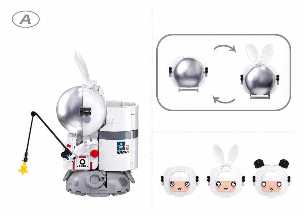 Sluban - Pleyerid - Maro Astronaut - 3 Types - Age 14+