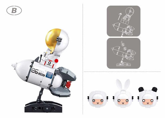 Sluban - Pleyerid - Maro Astronaut - 3 Types - Age 14+