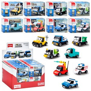 Sluban - Powerbricks - Pull Back Car (7-8 Types) - Age +6