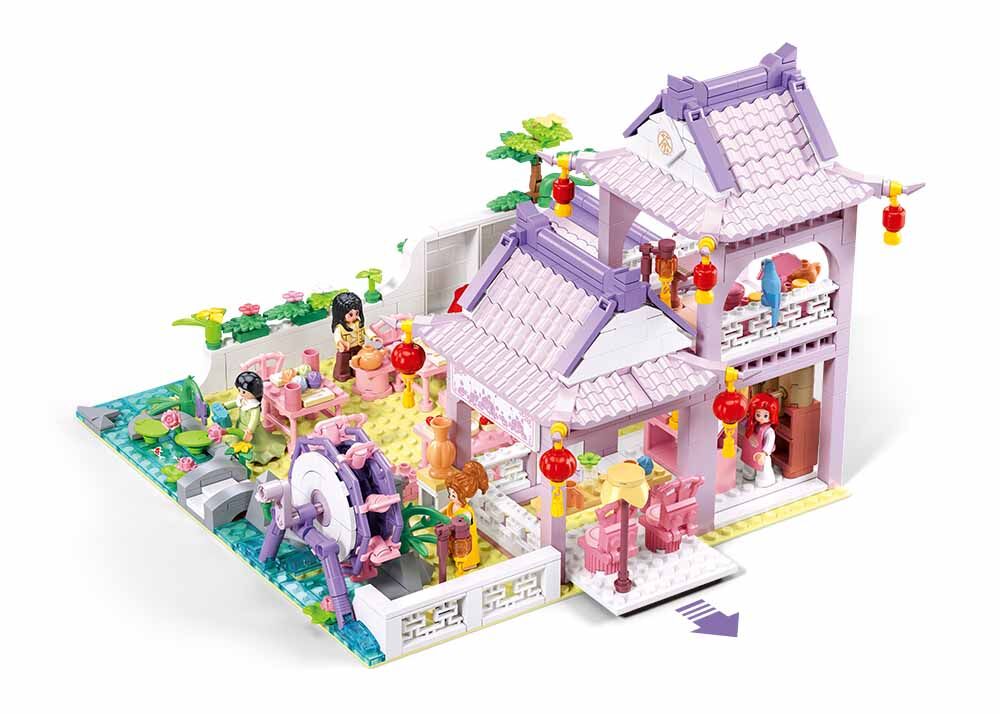 Sluban - Girls Dream - A Tea House (981 Pcs) - Age +6