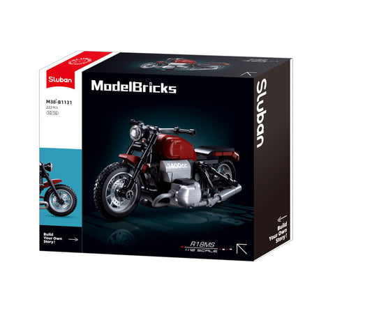 Sluban - Modelbricks - R18Ms Motorcycle 1/12 (222Pcs) - Age +10