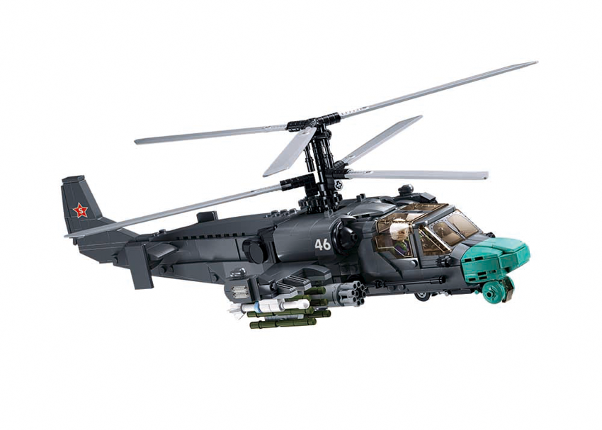 Sluban - Modelbricks - Ka-52S Gunship 1/35 (913Pcs) - Age +12