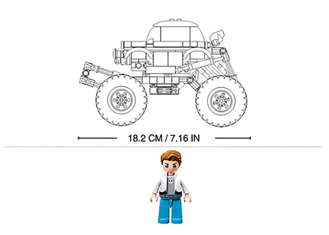 Sluban - Powerbricks - Off-Road Vehicle (Pull Back) (264 Pcs) - Age +6