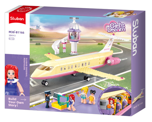 Sluban - Girls Dream - Plane (384 Pcs) - Age +6