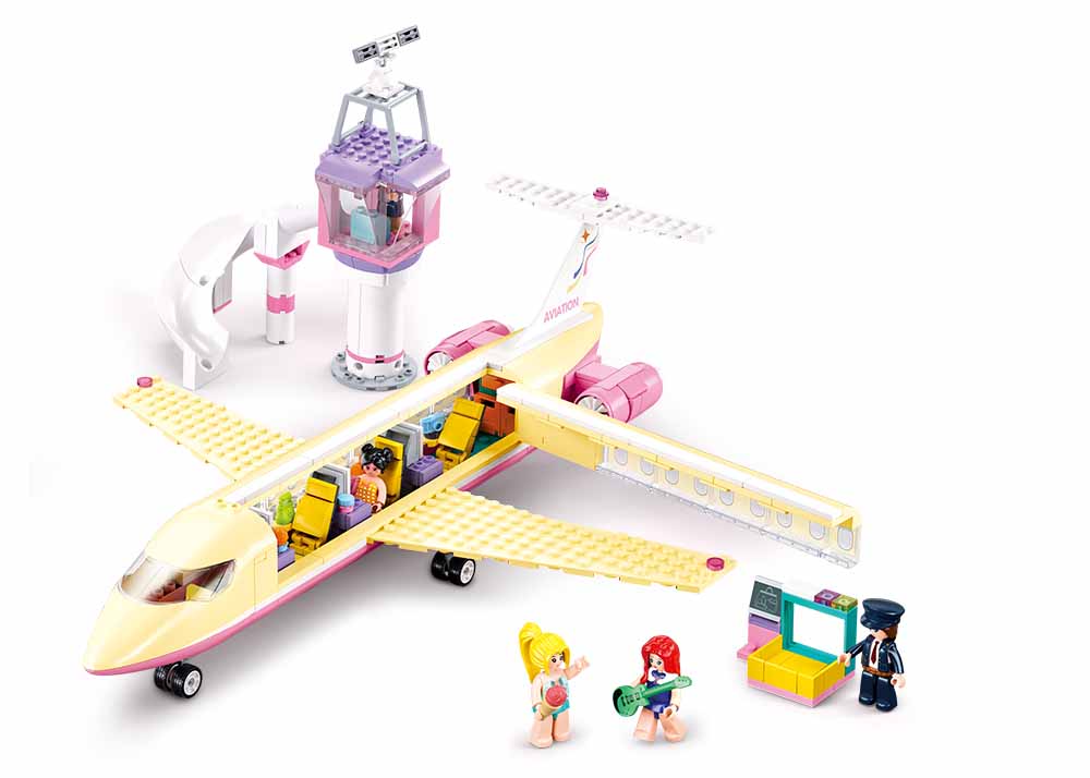 Sluban - Girls Dream - Plane (384 Pcs) - Age +6
