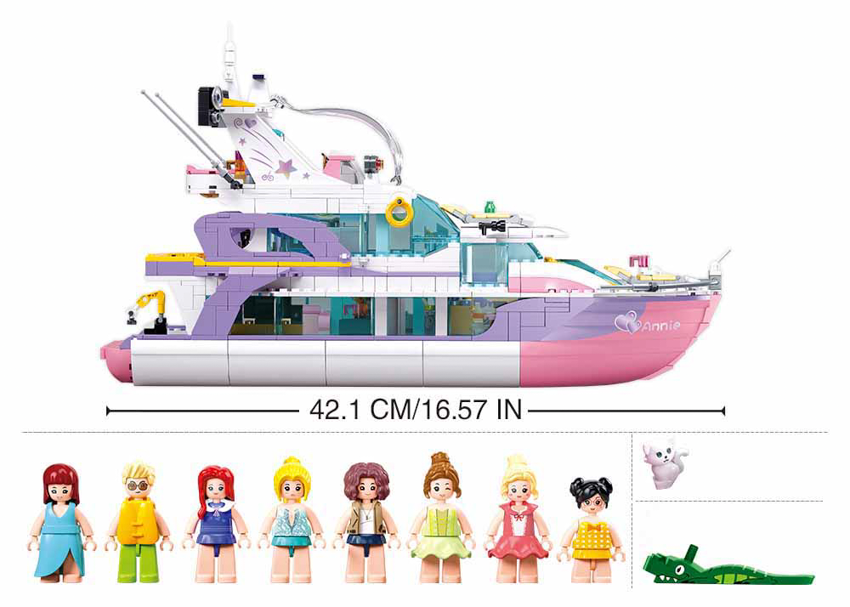 Sluban - Girls Dream - Yacht (1108 Pcs) - Age +6