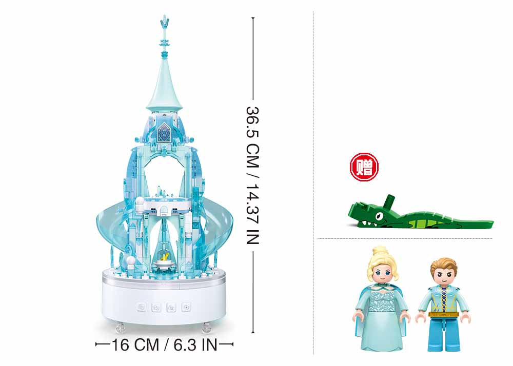 Sluban - Music Box - Ice Castle (420 Pcs) - Age +8