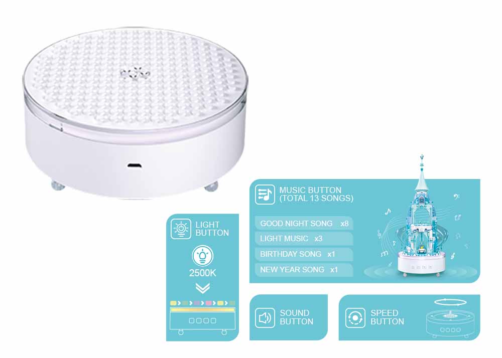 Sluban - Music Box - Ice Castle (420 Pcs) - Age +8