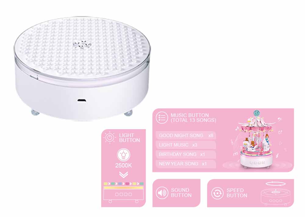 Sluban - Music Box - Carousel (566 Pcs) - Age +8