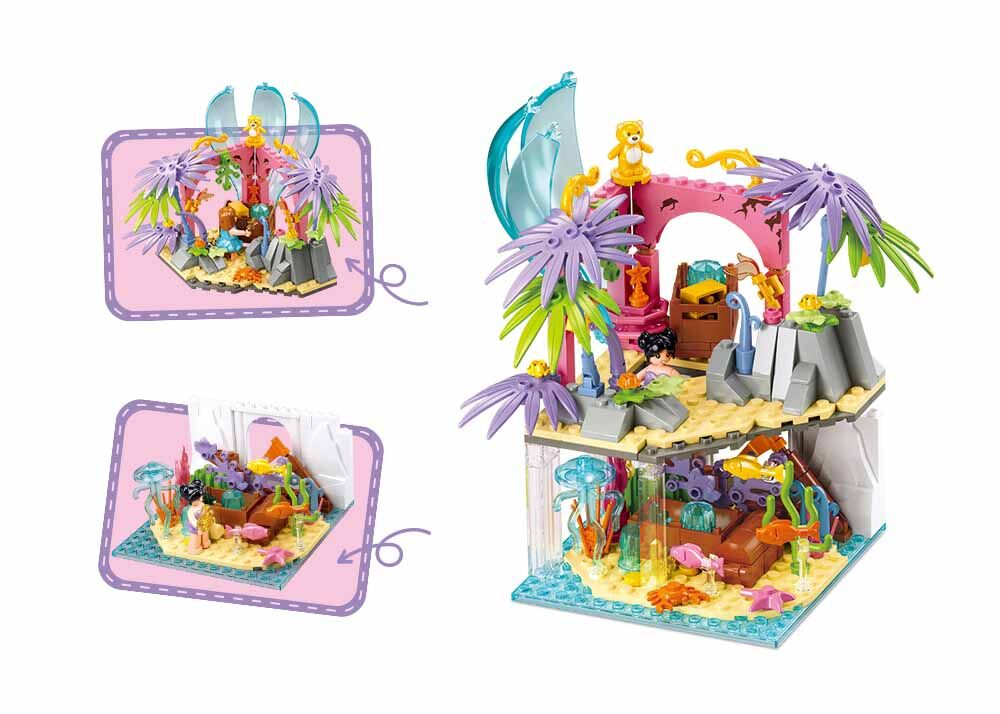 Sluban - Girls Dream - Secret Island (224 Pcs) - Age +6