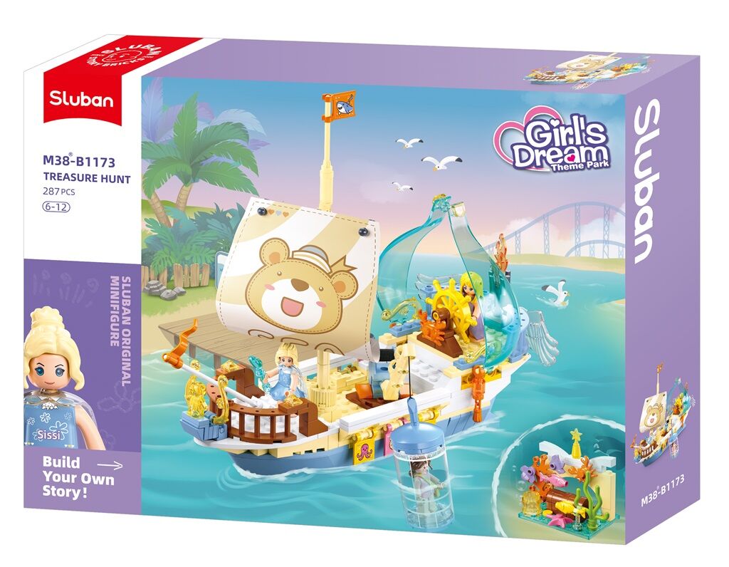 Sluban - Girls Dream - Jewel Boat (287 Pcs) - Age +6