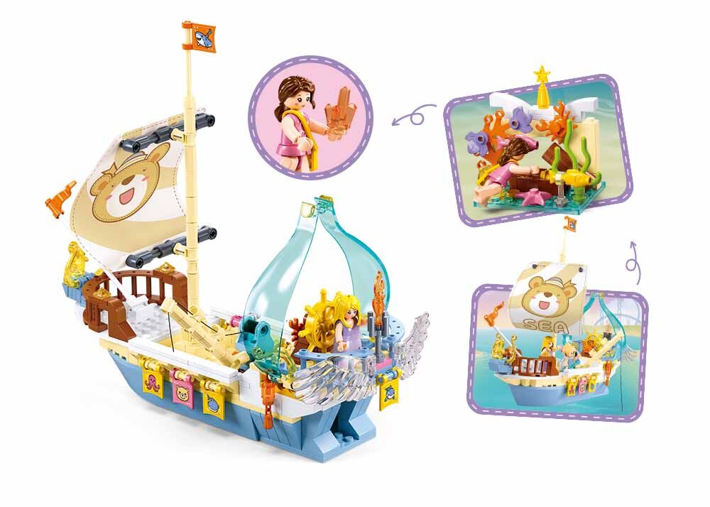Sluban - Girls Dream - Jewel Boat (287 Pcs) - Age +6