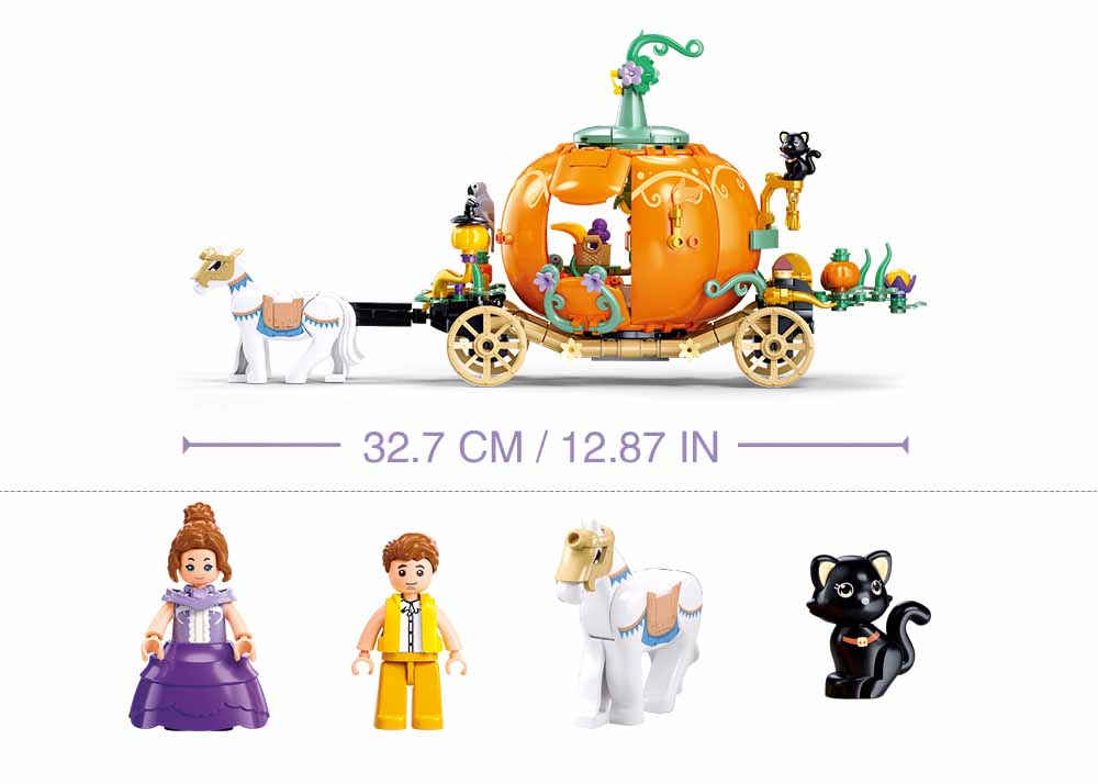 Sluban - Girls Dream - Pumpkin Carriage (320Pcs) - Age +7