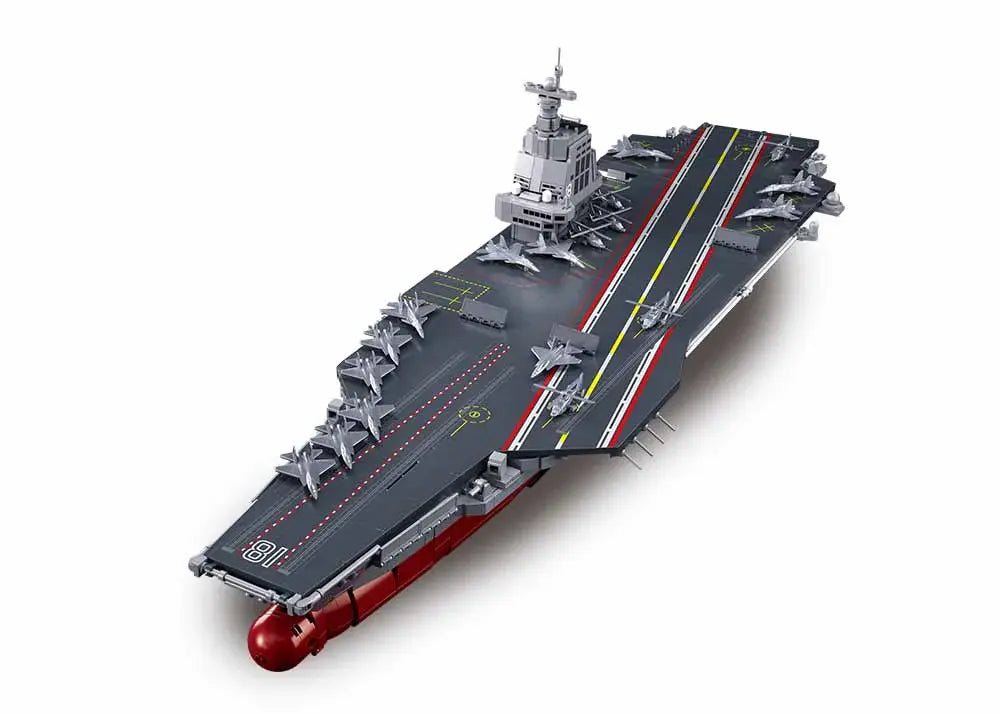 Sluban - Model Bricks - Aircraft Carrier (1312Pcs) - Age +12