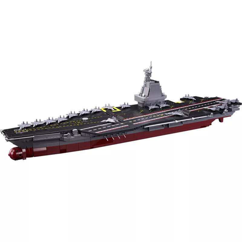 Sluban - Model Bricks - Aircraft Carrier (1312Pcs) - Age +12