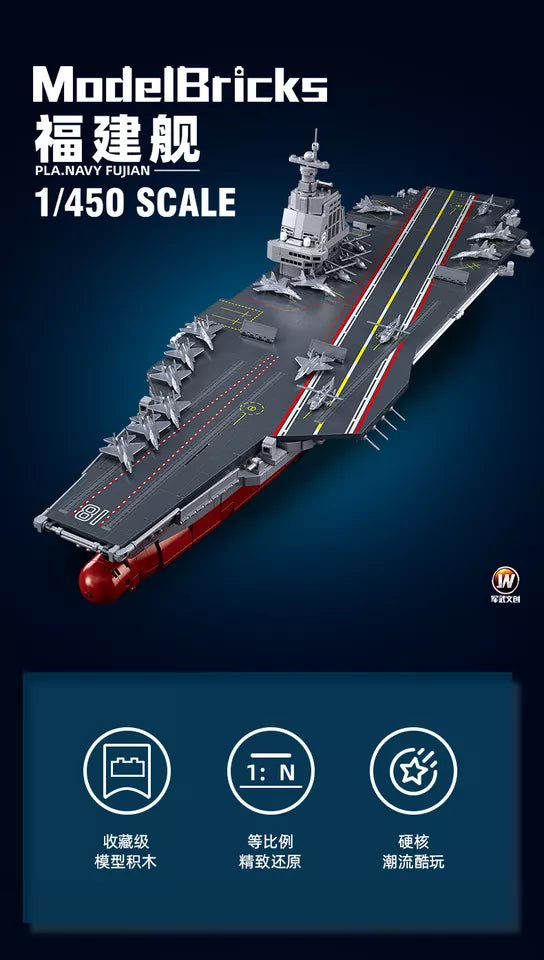 Sluban - Model Bricks - Aircraft Carrier (1312Pcs) - Age +12