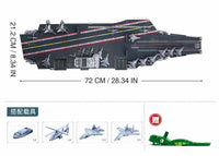 Sluban - Model Bricks - Aircraft Carrier (1312Pcs) - Age +12