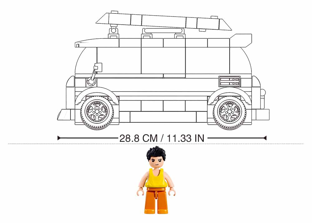 Sluban - Modelbricks - 1/35 Ts-1 Surf Car 276Pcs - Age +8