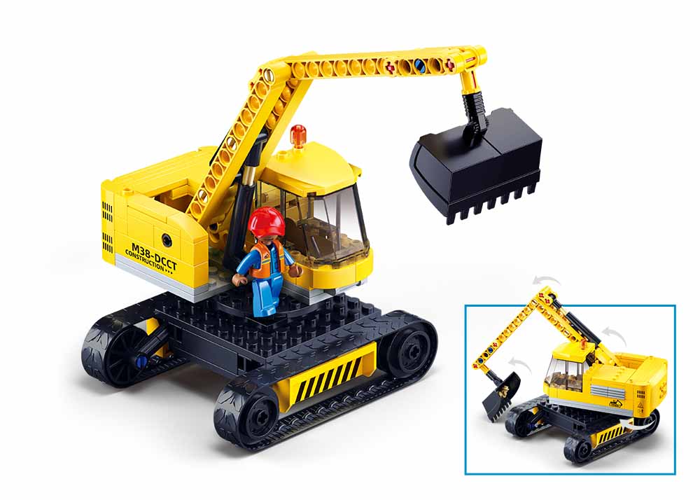 Sluban - Town - E6 Small Excavator 152Pcs - Age +6