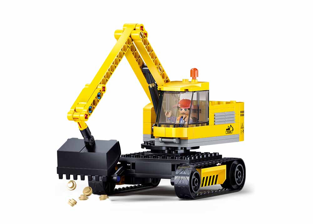 Sluban - Town - E6 Small Excavator 152Pcs - Age +6