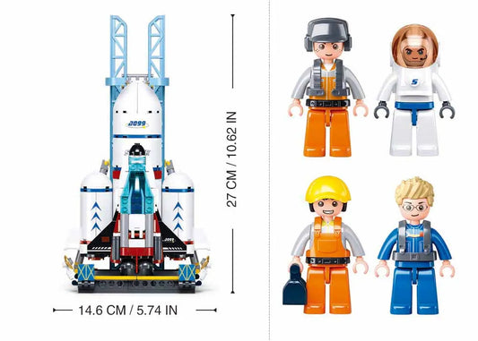 Sluban - Space - Dream Launch Center - 424 Pcs - Age 6+