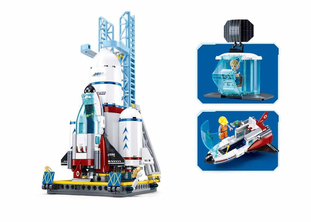 Sluban - Space - Dream Launch Center - 424 Pcs - Age 6+