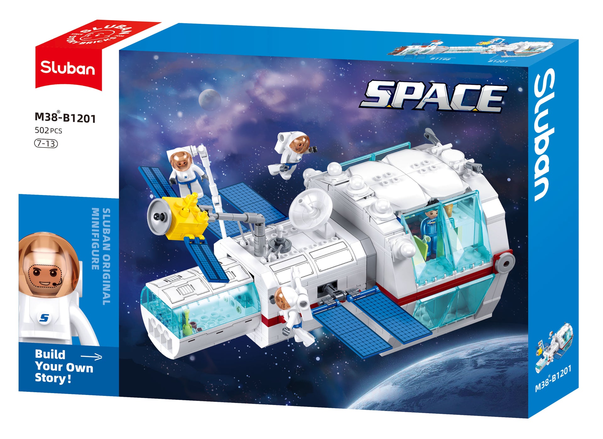 Sluban - Space - Dream Space Station Core Module - 502 Pcs - Age 7+